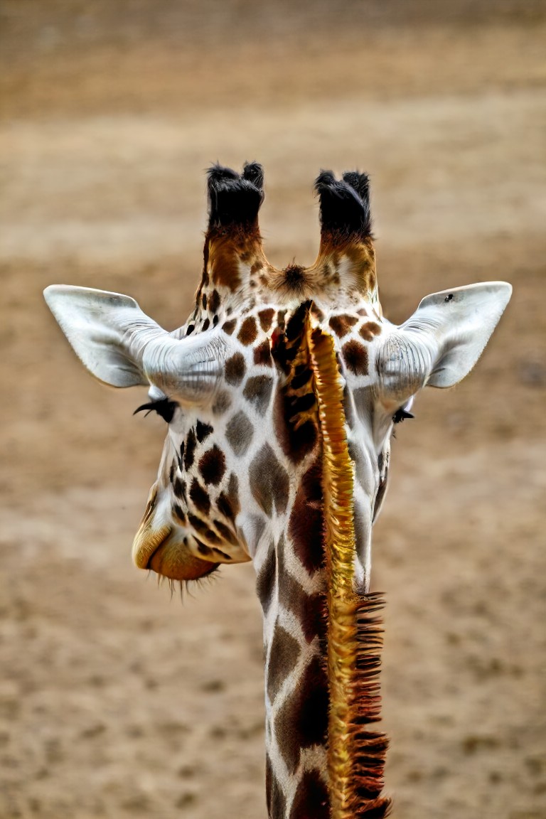 45053-690180049-a photo shot in the point of view from the back of a a giraffe's head close-up on the lower side of the shot, cropped, showing a.jpg